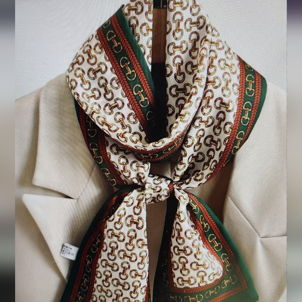 Chain Link Print Scarf 58 inches long